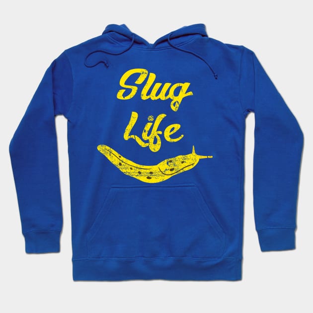 Slug Life with Yellow Banana Slug Hoodie by Alissa Carin